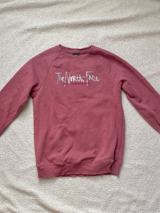 The North Face Tops - The North Face Women's Small "Never Stop Exploring" Pullover Sweatshirt - Mauve